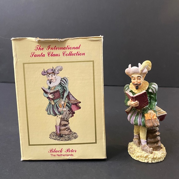 The International Santa Claus Collection - 1995 Black Peter The Netherland - NIB - Picture 1 of 12